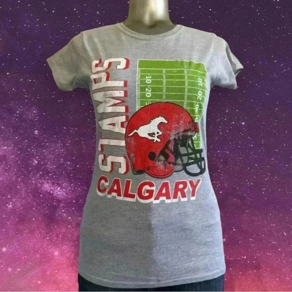 🆕Women’s | Calgary Stampeders CFL  T-Shirt - Picture 6 of 15
